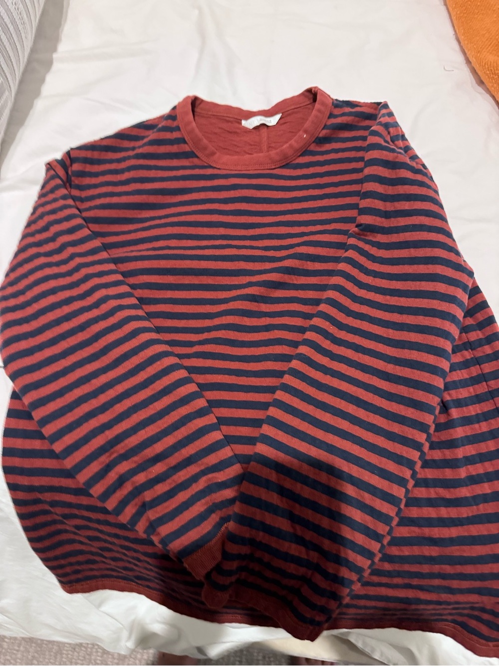 Zara new this season striped long sleeve tee Xl but fits like a large